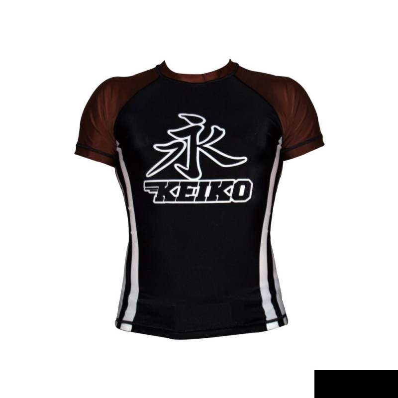 Keiko Speed rash guard - Ruskea