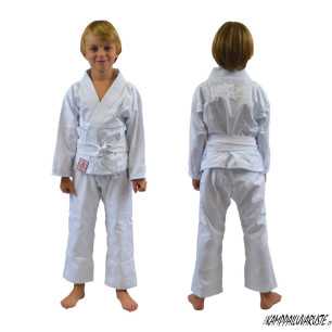 Keiko BJJ kids Kimono white at a low price TJJS Kamppailuvaruste Oy fast delivery