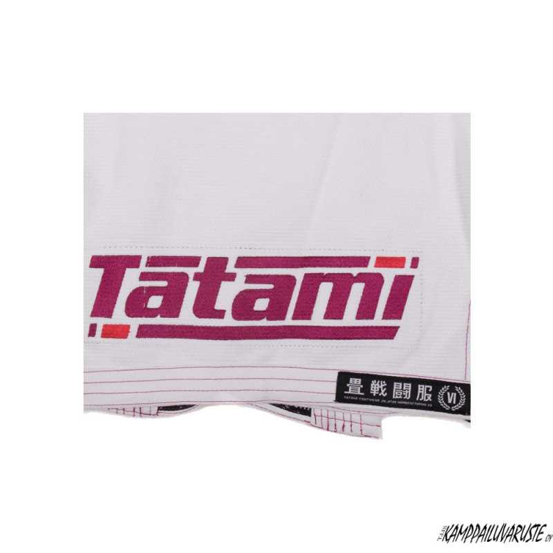 Tatami Naisten Estilo 6.0 Premier - Valkoinen & Pinkki edulliseen hintaan TJJS Kamppailuvaruste Oy nopea toimitus