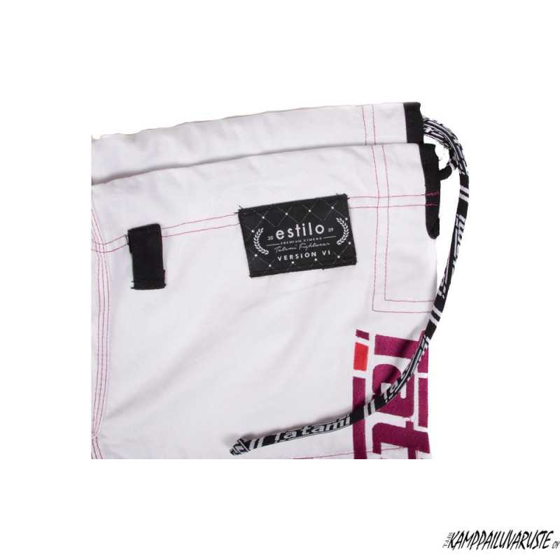 Tatami Ladies Estilo 6.0 Premier - Vit & Rosa till ett lågt pris TJJS Kamppailuvaruste Oy snabb leverans Tatami Ladies Estilo 6.0 Premier - Vit & Rosa till ett lågt pris TJJS Kamppailuvaruste Oy snabb leverans