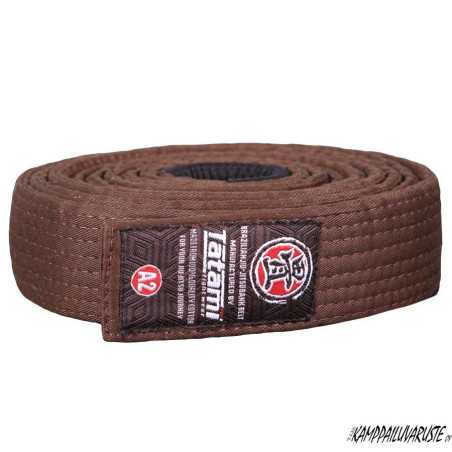 Tatami BJJ vyö - Ruskea edulliseen hintaan TJJS Kamppailuvaruste Oy nopea toimitus