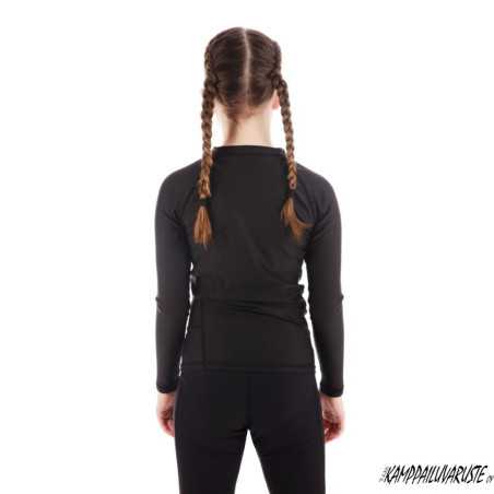 Tatami®ESSENTIALS Kids BLACK NOVA BASIC rash guard - Långärmad