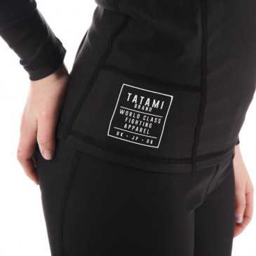 TJJS Kamppailuvaruste Oy|Tatami®ESSENTIALS Kids BLACK NOVA BASIC rash guard - Long Sleeve|€29.50