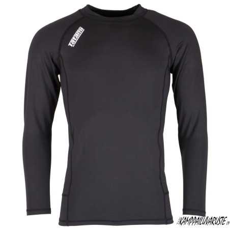 Tatami ®ESSENTIALS BLACK NOVA BASIC rash guard - Pitkähihainen edulliseen hintaan TJJS Kamppailuvaruste Oy nopea toimitus