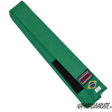 BJJ Fighter Kids Belt Green at a low price TJJS Kamppailuvaruste Oy fast delivery