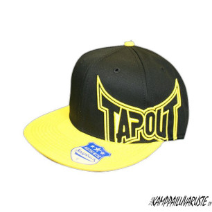 TapouT CTN TWL FLT BRN Snapback Hat 3D EMB - Black/Yellow