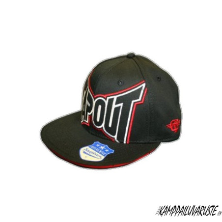 TapouT Snapback Hat W/ CRPPPD FLT EMB - Black