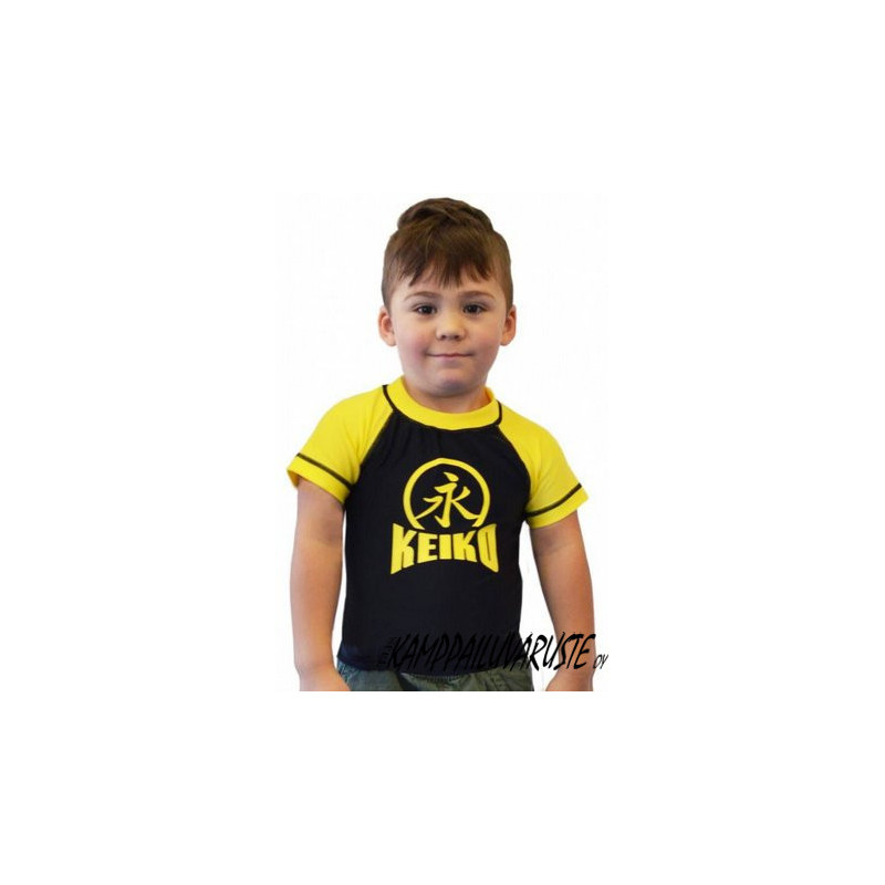 Keiko Kids rash guard - Keltainen