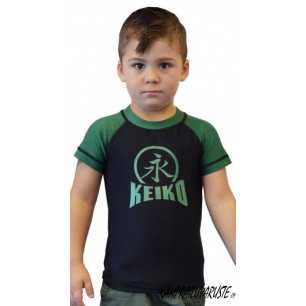 Keiko Kids rash guard - Green at a low price TJJS Kamppailuvaruste Oy fast delivery