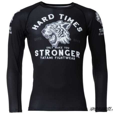 Tatami Hard Times Eco Tech Recycled rash guard - Long Sleeve at a low price TJJS Kamppailuvaruste Oy fast delivery
