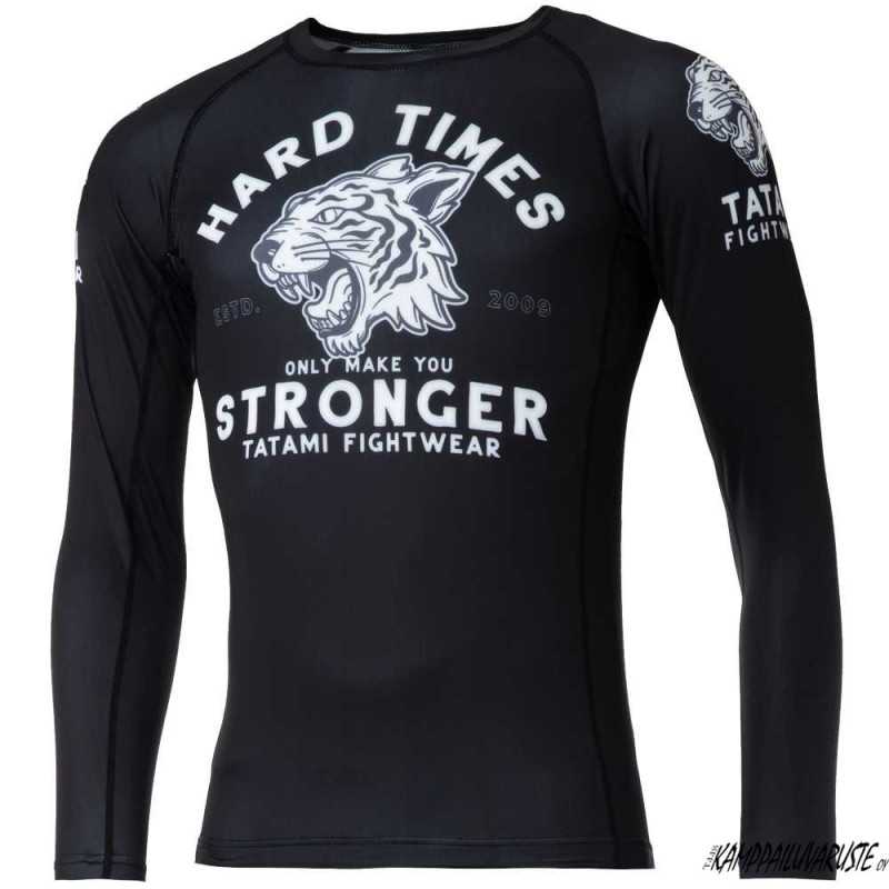 Tatami Hard Times Eco Tech Recycled rash guard - Pitkähihainen edulliseen hintaan TJJS Kamppailuvaruste Oy nopea toimitus Tatami Hard Times Eco Tech Recycled rash guard - Pitkähihainen edulliseen hintaan TJJS Kamppailuvaruste Oy nopea toimitus