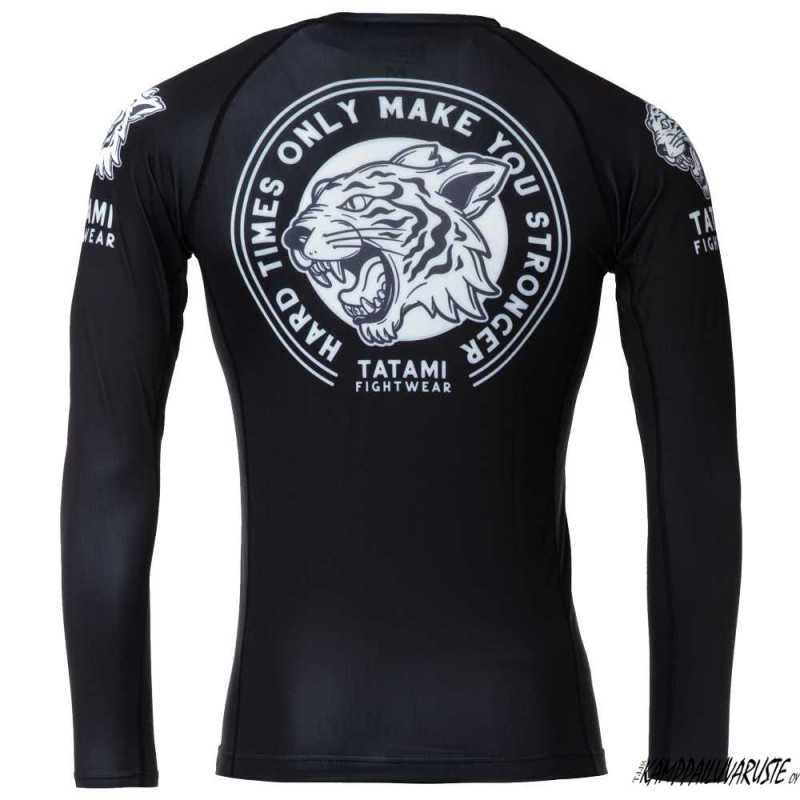 Tatami Hard Times Eco Tech Recycled rash guard - Pitkähihainen edulliseen hintaan TJJS Kamppailuvaruste Oy nopea toimitus Tatami Hard Times Eco Tech Recycled rash guard - Pitkähihainen edulliseen hintaan TJJS Kamppailuvaruste Oy nopea toimitus