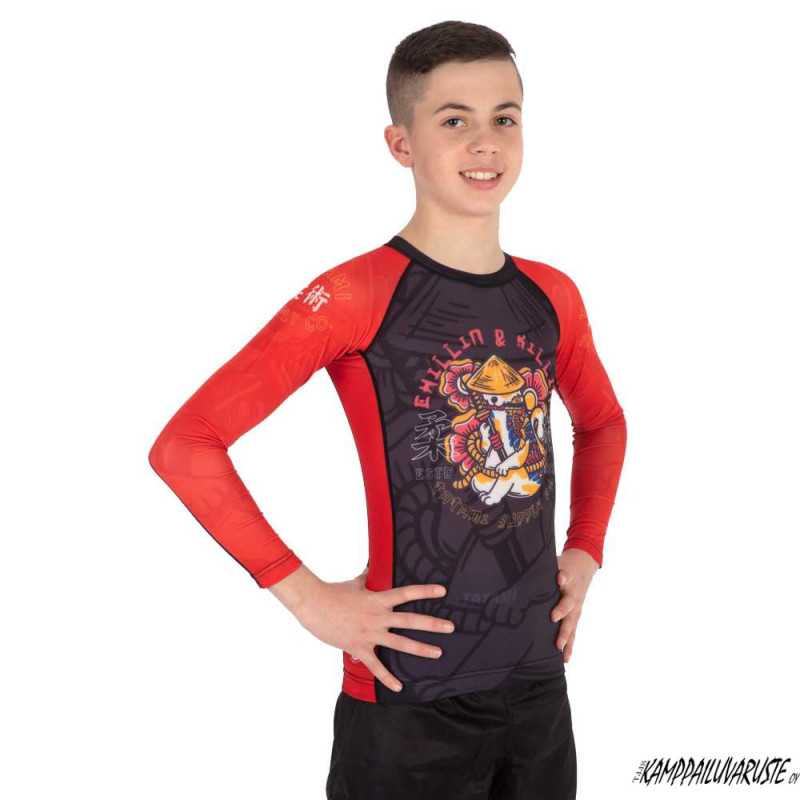 Tatami Kids Chillin Eco Tech Recycled Rash Guard - Long Sleeve at a low price TJJS Kamppailuvaruste Oy fast delivery Tatami Kids Chillin Eco Tech Recycled Rash Guard - Long Sleeve at a low price TJJS Kamppailuvaruste Oy fast delivery