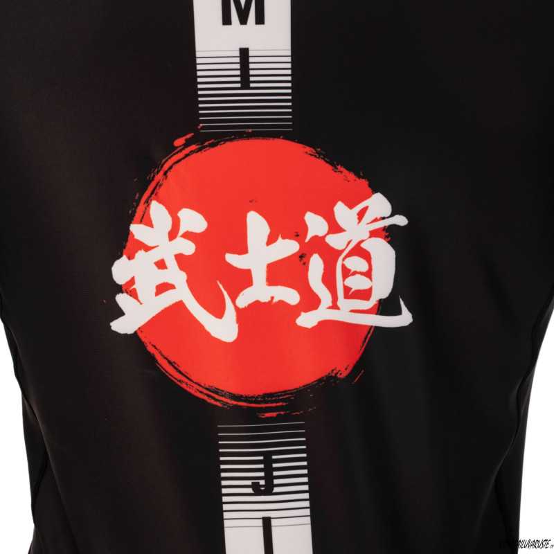 Tatami BUSHIDO rash guard Svart - Långärmad till ett lågt pris TJJS Kamppailuvaruste Oy snabb leverans