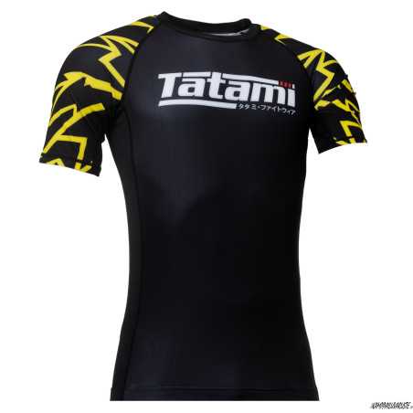 Tatami Recharge Rash Guard Bolt - Short Sleeve at a low price TJJS Kamppailuvaruste Oy fast delivery