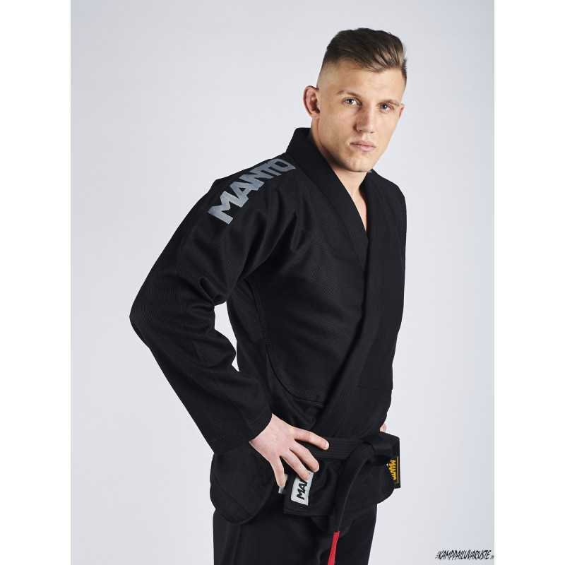 MANTO "X4" BJJ GI - Svart till ett lågt pris TJJS Kamppailuvaruste Oy snabb leverans