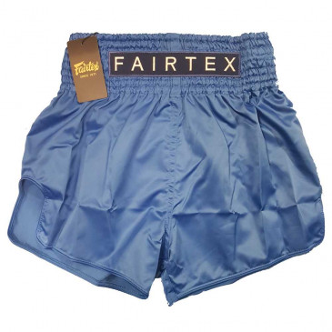 Fairtex Muaythai Slim Cut shorts BS-Micro - Blå