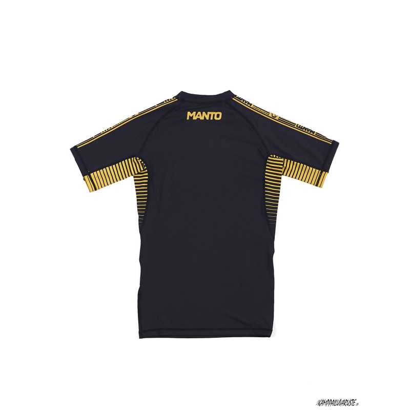 Manto rash guard STRIPE 2.0 Svart - Kortärmad till ett lågt pris TJJS Kamppailuvaruste Oy snabb leverans