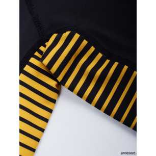 Manto rash guard STRIPE 2.0 Svart - Kortärmad