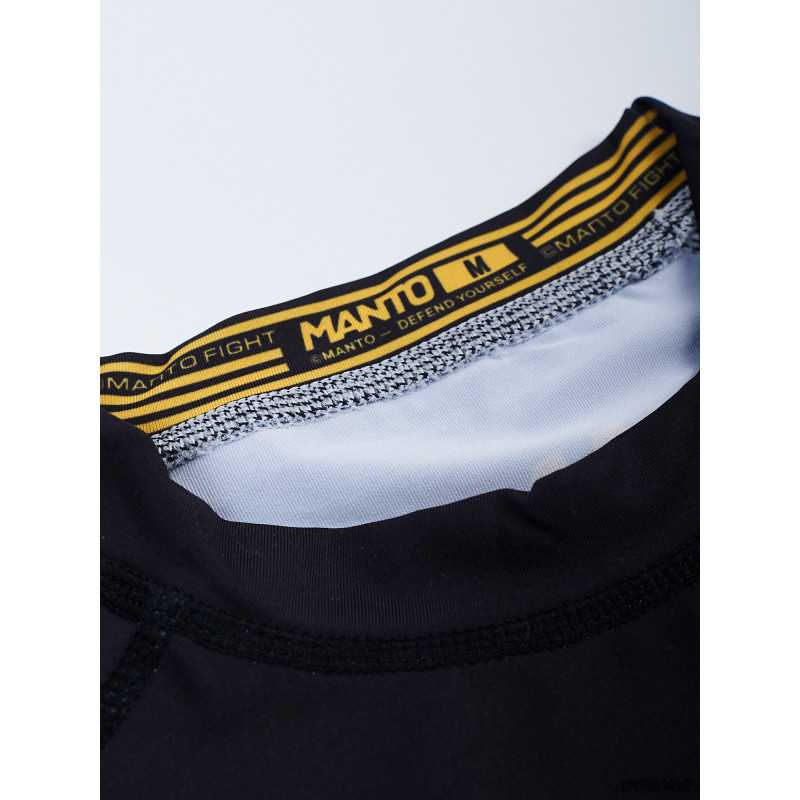 Manto rash guard STRIPE 2.0 Black - Short sleeve at a low price TJJS Kamppailuvaruste Oy fast delivery
