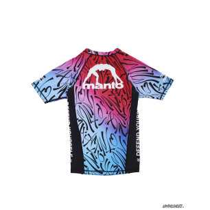 Manto rash guard MULTI GRADIENT short sleeve