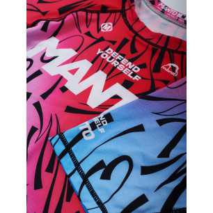 Manto rash guard MULTI GRADIENT short sleeve
