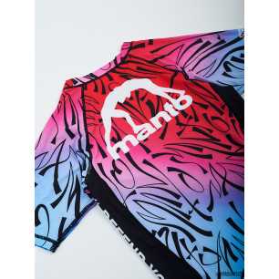 Manto rash guard MULTI GRADIENT short sleeve