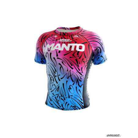 Manto rash guard MULTI GRADIENT short sleeve at a low price TJJS Kamppailuvaruste Oy fast delivery