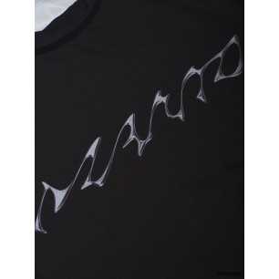 Manto rash guard METAL black short sleeve