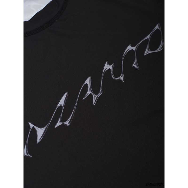 Manto rash guard METAL musta lyhythihainen edulliseen hintaan TJJS Kamppailuvaruste Oy nopea toimitus