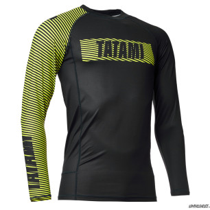 Tatami® ESSENTIALS 3.0 Långärmad Rash Guard – Svart & Gul