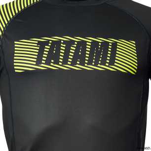 Tatami® ESSENTIALS 3.0 Long Sleeve Rash Guard – Black & Yellow