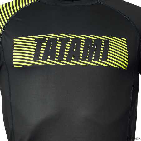 Tatami® ESSENTIALS 3.0 Long Sleeve Rash Guard – Black & Yellow