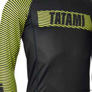 Tatami® ESSENTIALS 3.0 Långärmad Rash Guard – Svart & Gul