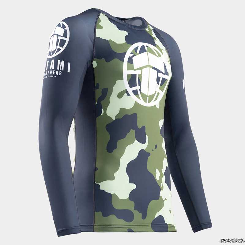 Tatami MTP Camo rash guard - Pitkähihainen edulliseen hintaan TJJS Kamppailuvaruste Oy nopea toimitus