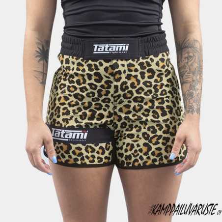 Tatami Ladies Recharge Fight Shorts – Leopard at a low price TJJS Kamppailuvaruste Oy fast delivery