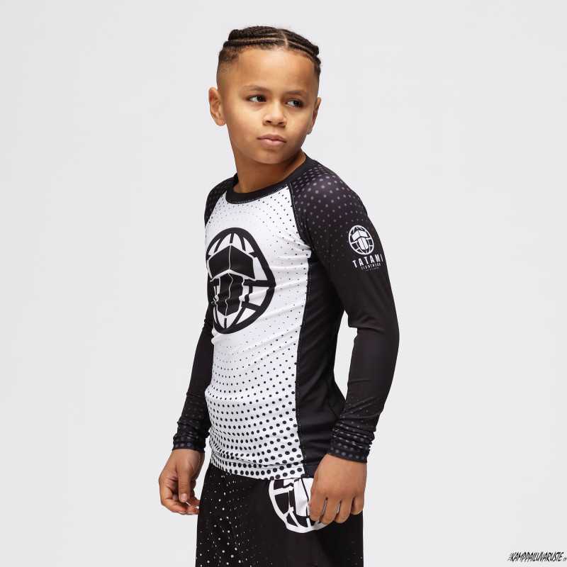 Tatami Kids Shockwave Rash Guard - Pitkähihainen edulliseen hintaan TJJS Kamppailuvaruste Oy nopea toimitus