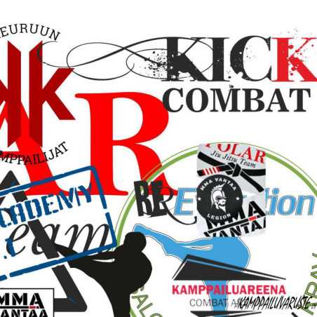 Lämpösiirtotarra - Asiakastarra Revolution 1 edulliseen hintaan TJJS Kamppailuvaruste Oy nopea toimitus