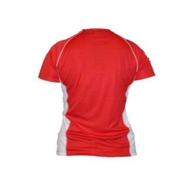 Ladys Tekniska T-shirts - Röd/Vit