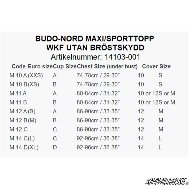 Budo-Nord Maxi/sporttopp WKF utan bröstskydd till ett lågt pris TJJS Kamppailuvaruste Oy snabb leverans