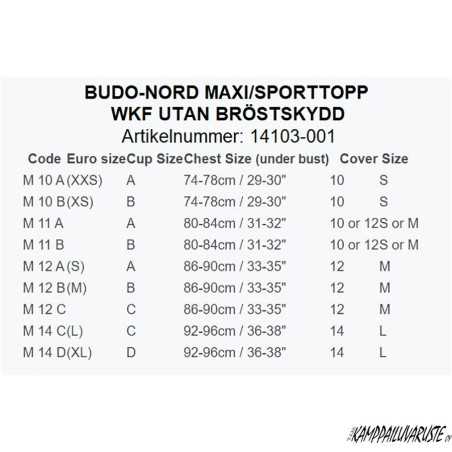 Woman's chest guard "Maxi" - Top