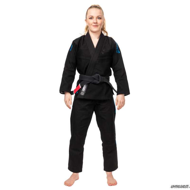 Ladies Estilo Black Label Gi – Blå På Svart till ett lågt pris TJJS Kamppailuvaruste Oy snabb leverans