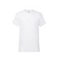 Men's V-neck valueweight t-shirt - White