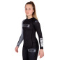 Tatami® Kids ESSENTIALS 3.0 Långärmad Rash Guard – Svart & Vit