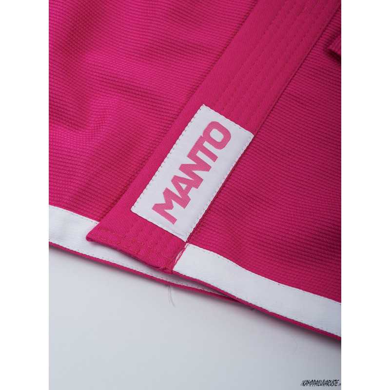 MANTO "Junior 2.0" Youth BJJ Gi Pinkki edulliseen hintaan TJJS Kamppailuvaruste Oy nopea toimitus
