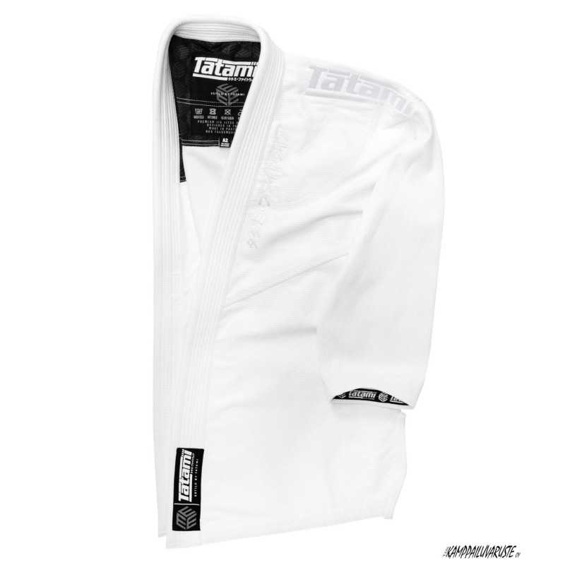 Tatami Estilo Black Label Gi – White On White at a low price TJJS Kamppailuvaruste Oy fast delivery
