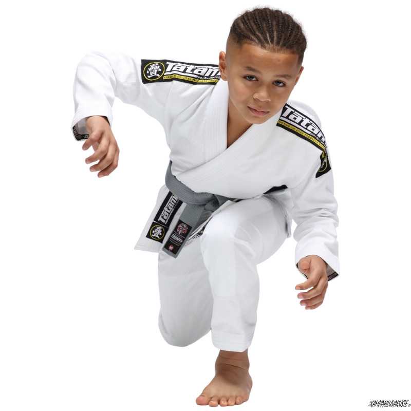 Tatami Kids Nova Absolute BJJ Gi - Valkoinen edulliseen hintaan TJJS Kamppailuvaruste Oy nopea toimitus