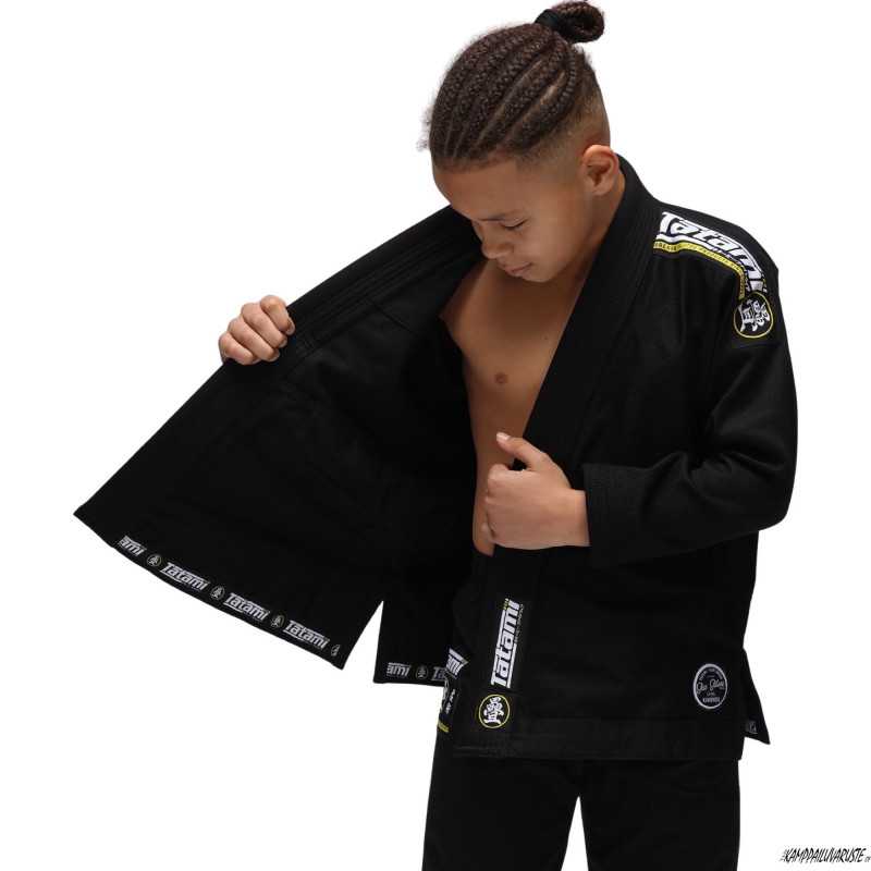 Tatami Kids Nova Absolute BJJ Gi - Musta edulliseen hintaan TJJS Kamppailuvaruste Oy nopea toimitus