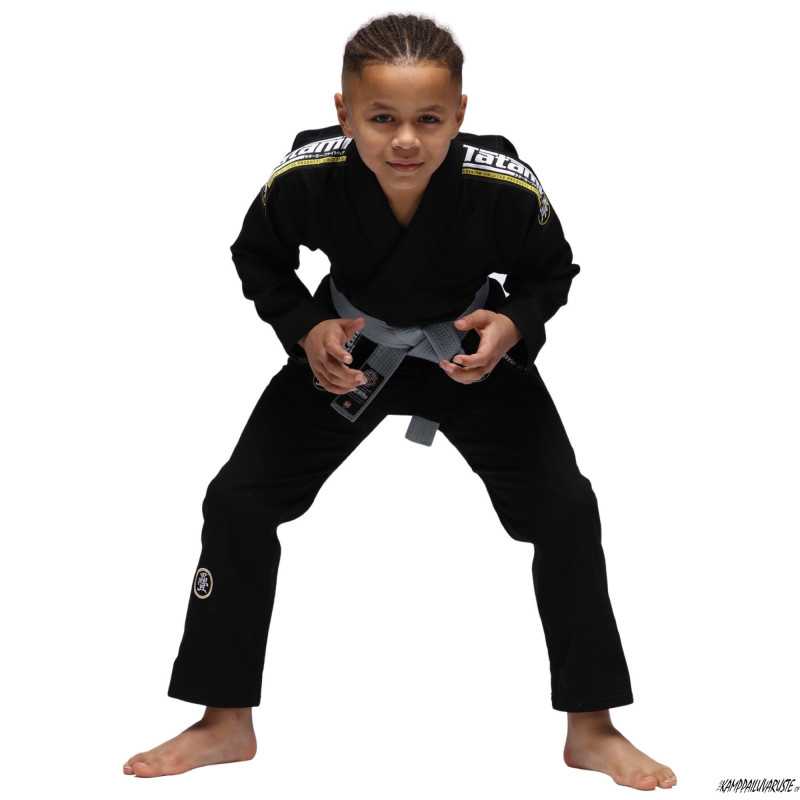Tatami Kids Nova Absolute BJJ Gi - Musta edulliseen hintaan TJJS Kamppailuvaruste Oy nopea toimitus