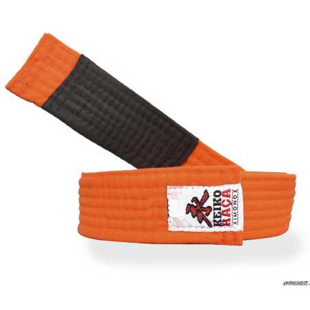 BJJ Keiko Kids Belt Orange at a low price TJJS Kamppailuvaruste Oy fast delivery